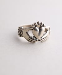 c.1950–70 France / Pierre Toulhoat Claddagh Ring / Silver