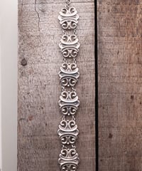c.1930–40 Norway / National Romantic Floral Link Bracelet / Silver 830