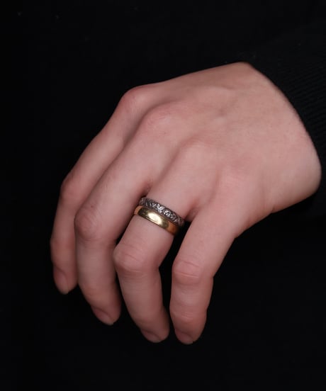 c.1920 Norway / Folk Rose リング/ Silver 830