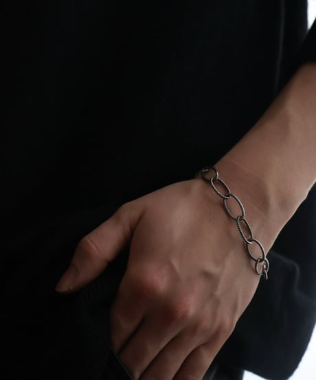 c.1940–50 Germany / Oval Link Chain Bracelet / Silver 800