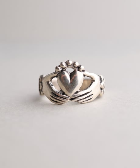 c.1950–70 France / Pierre Toulhoat Claddagh Ring / Silver