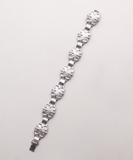 c.1950 Norway Modern Folk Bracelet / Silver 830