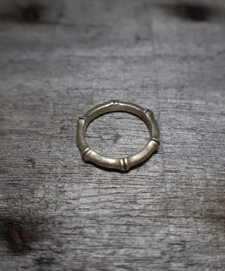 c.1990 Euro vintage/ バンブーリング/ Silver 925