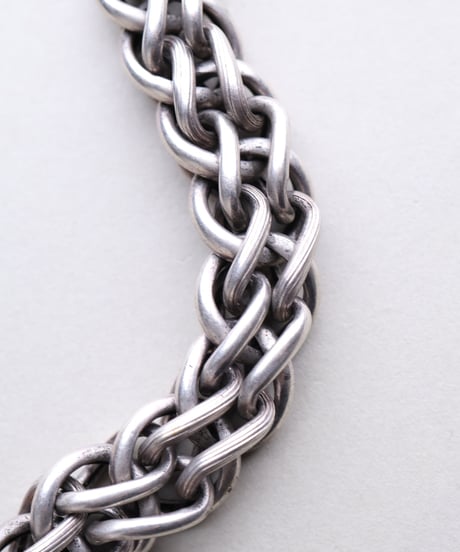 1905 France / Double Panier Watch Chain Bracelet / Silver 800