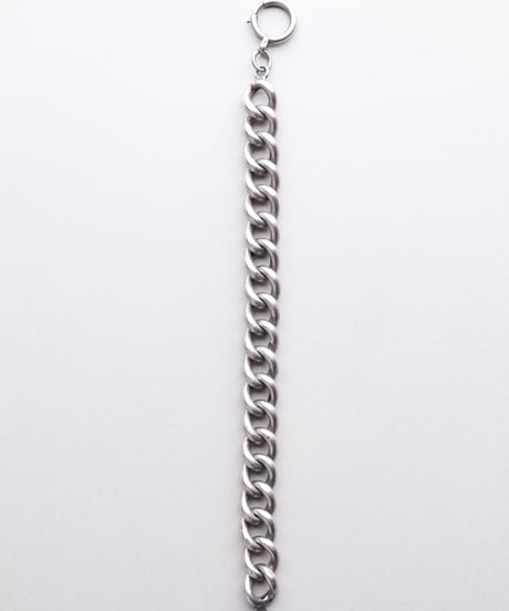 c.1900 France / Gourmette Chain Bracelet / Silver 800