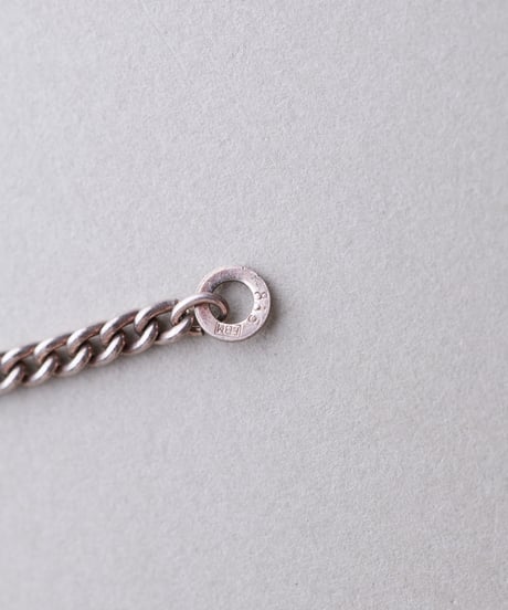 c.1960 Germany Curb Chain Bracelet / Silver 835