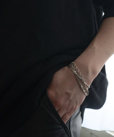 c.1930–40 Czechoslovakia / Donut Link Bracelet / Silver 900