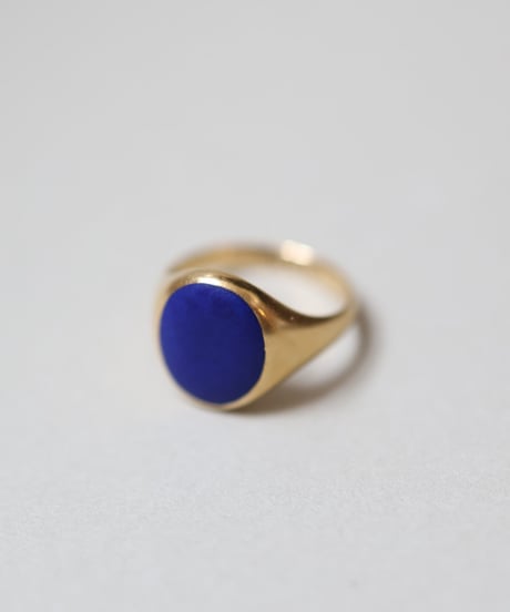 1930 England London/ アンティークシグネットリング/ラピスラズリ/18CT GOLD