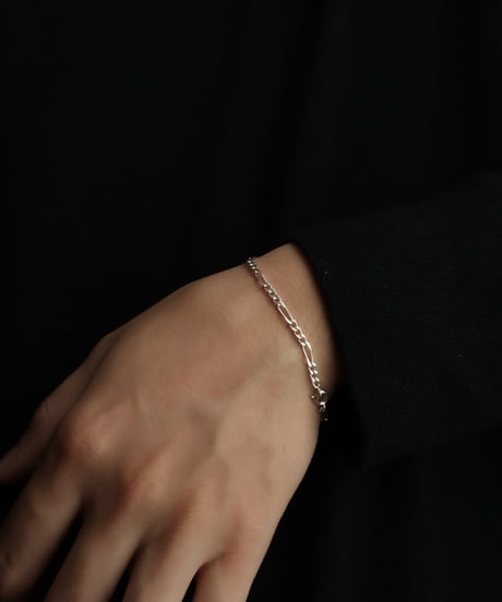 c.1960-70s France / フィガロチェーンブレスレット/Silver