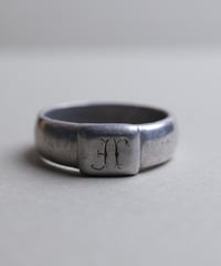 c.1914–18 France / トレンチアート　シグネットリング / Aluminium