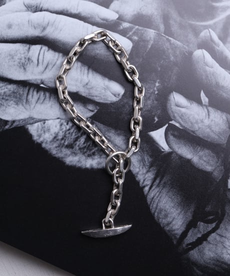 c.1960 Denmark / Anchor Chain Bracelet / Silver 925