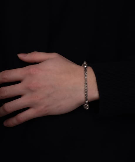 c.1870 France / Watch Chain Bracelet / Silver 800