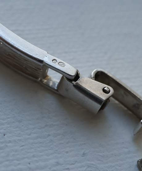 c.1960 Sweden  モダンブレスレット/ Silver 835