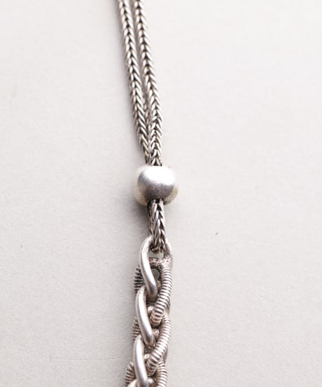 c.1890–1910 France / Watch Chain Bracelet / Silver 800