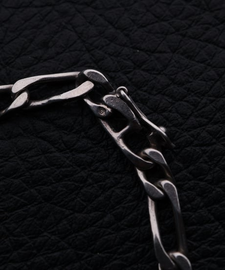 c.1960 France / Maille Cheval Link Chain Bracelet / Silver 800