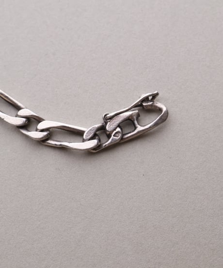 c.1960 France / Maille Cheval Link Chain Bracelet / Silver 800