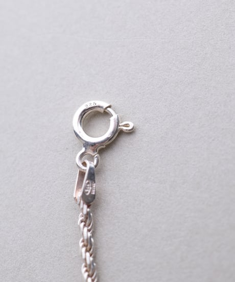 c.1990 Italy Twist Chain Bracelet / Silver 925