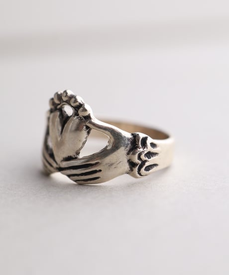 c.1950–70 France / Pierre Toulhoat Claddagh Ring / Silver