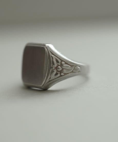 c.1950s Norway / Ivar T Holth /シグネットリング / Silver 830
