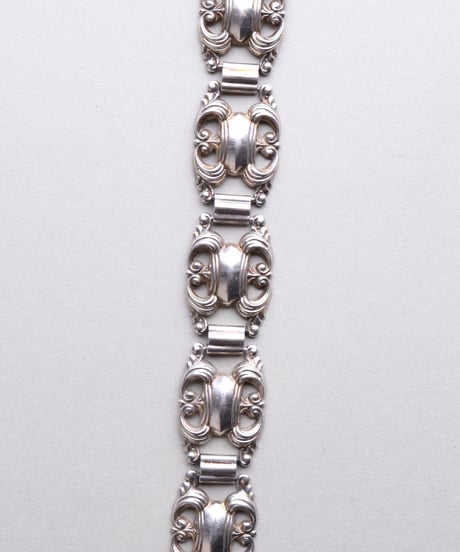 c.1945–49 Czechoslovakia Neo-Baroque Bracelet / Silver 800