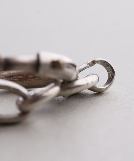 c.1870 France / Watch Chain Bracelet / Silver 800