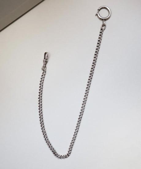c.1900 France Paris/アルバートチェーン/silver 800