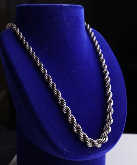 c.1920-40 Germany / Twist Chain Necklace / Silver 835