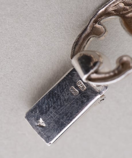 c.1930 Czechoslovakia Embossed リンク　ブレスレット / Silver 900