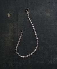 c.1940–50 Germany Snail Link Chain Bracelet / Silver 835