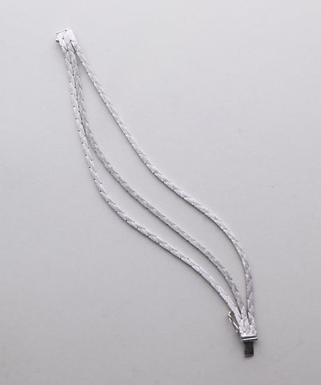 c.1960–70 Germany / Triple Strand Bracelet / Silver 835