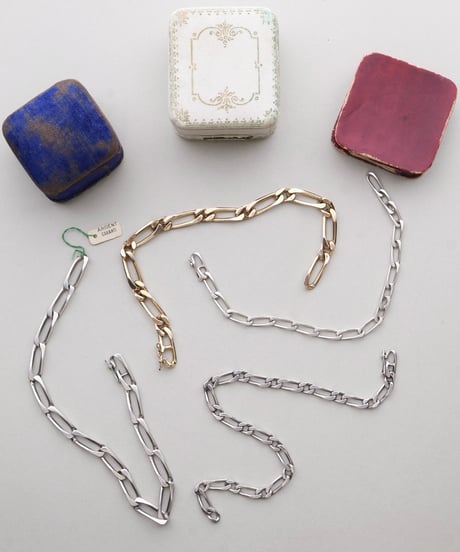 c.1970 France / Maille Cheval Link Chain Bracelet / Silver 925