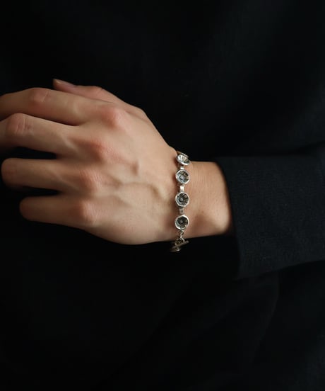 c1950 Denmark  / フラワーブレスレット / Sterling Silver 925 / John Lauritzen