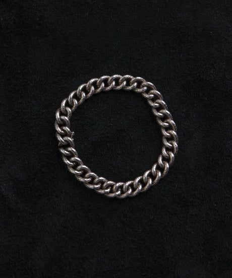 c.1960 France / Gourmette Chain Bracelet / Silver 800