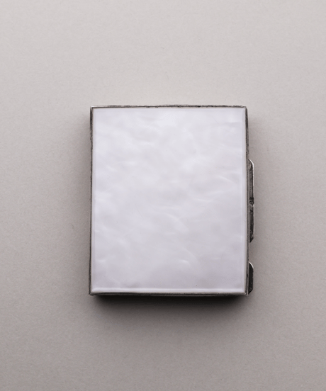 c.1930 Czechoslovakia / Safina Prague / Cigarette Case / Silver 835 & Bakelite