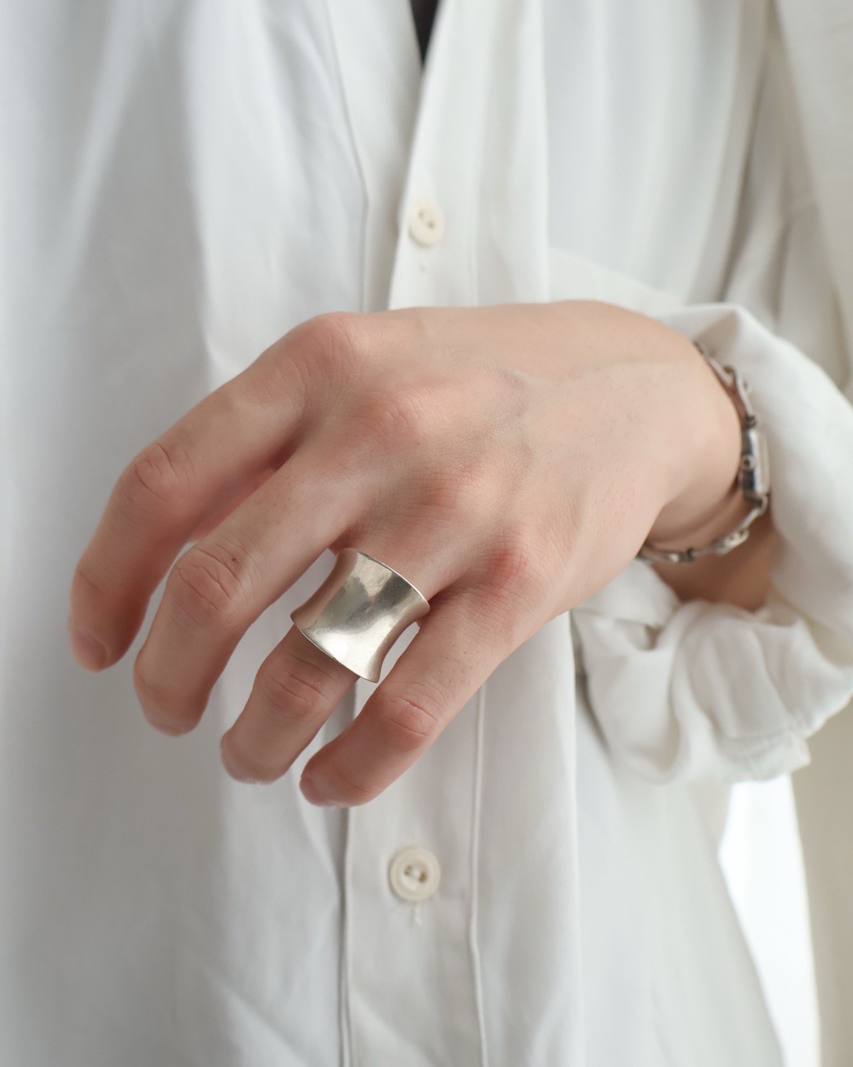 c.1980 France / モダンシェイプリング / Silver 925 | BLUE BOX