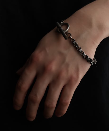 c.1870–1890 France Watch Chain Bracelet / Silver 800