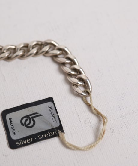 c.1980 Poland /  ID ブレスレット / Silver 925 / 未使用品