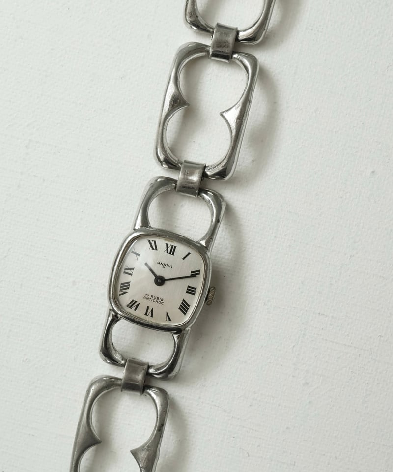 c.1970 West Germany / ANKRA / ブレスレットウォッチ / Silv