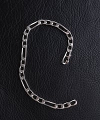 c.1960–70 France Figaro Link Maille Cheval Bracelet / Silver 800–925