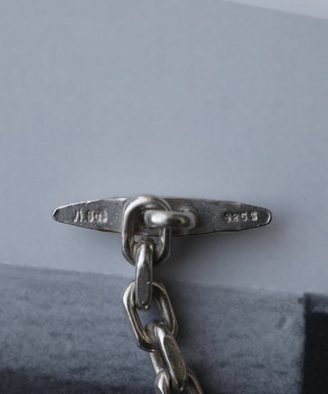 c.1960 Denmark / Anchor Chain Bracelet / Silver 925