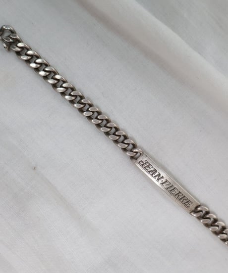 c.1960s France/ IDブレスレット/ silver 925