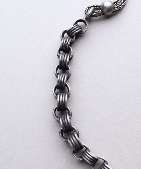 c.1870–1890 France Watch Chain Bracelet / Silver 800