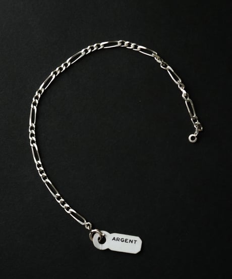 c.1960-70s France / フィガロチェーンブレスレット/Silver
