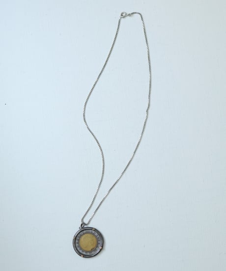 c.1980 Italy / コインチャームネックレス / Silver 925
