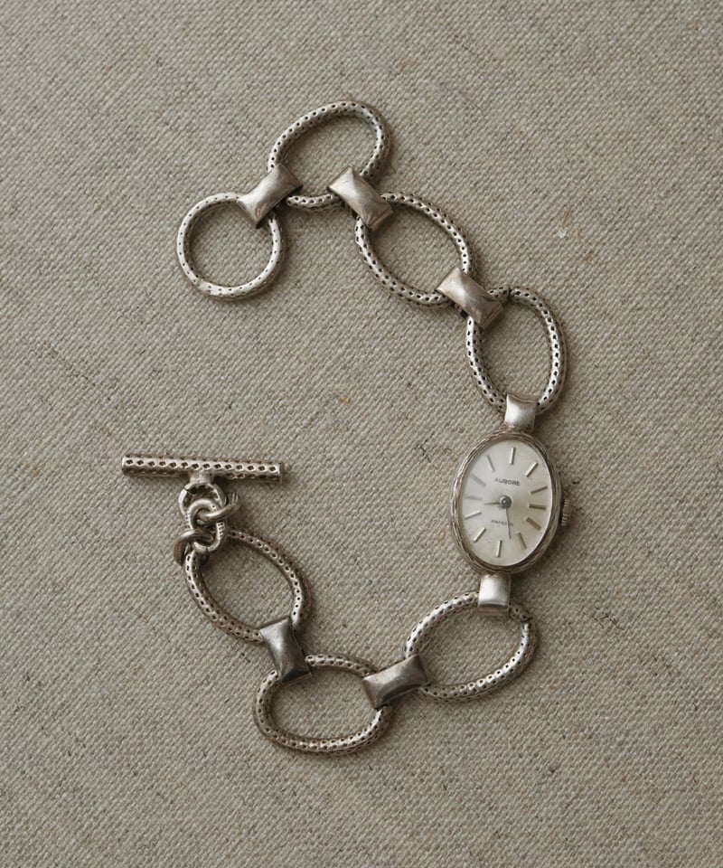 シルバー チェーンブレスレット アナログ時計 Agnes b. シルバー チェーンブレスレット 時計 - メルカリ