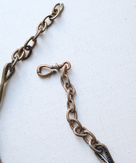 c.1900 France / シャトレーヌチェーン ウォッチチェーン / Brass