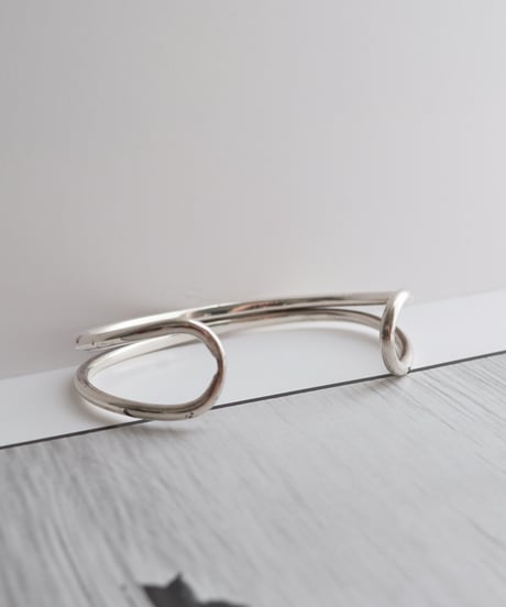 c.1960s France / Quilbé Paris シルバーバングルウォッチ / Silver 800