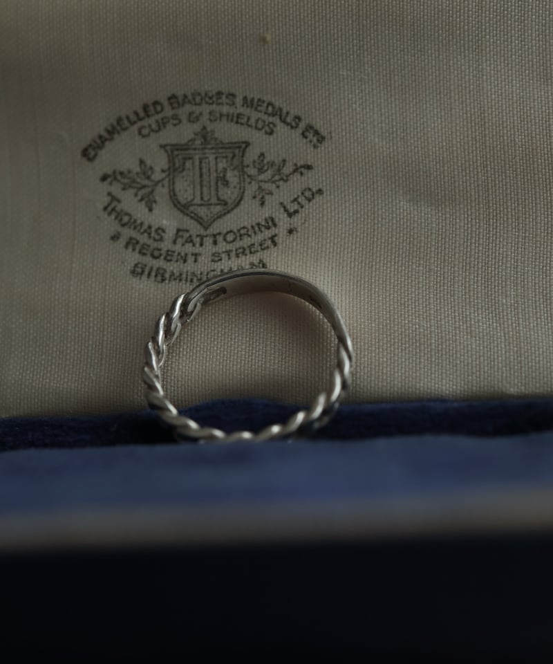 c.1970 France / ID リング/ Silver 925 | BLUE BOX