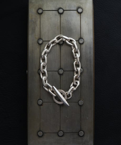 c.1960 Denmark Randers Sølvvarefabrik / Anchor Chain Bracelet / Sterling Silver