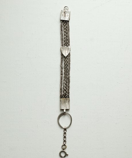 c.1880 France Paris / マルチチェーン　シャトレーヌブレスレット / Silver 800